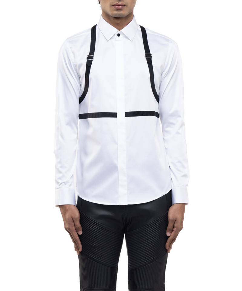 White plain cotton shirt
