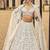 Off White Color Sequins,Dori & Thread Work Net Lehenga Choli