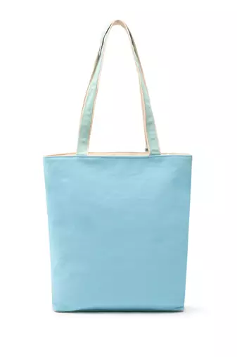 Hue Coral & Pastel Multi Cotton Canvas Colourblocked Shoulder Bag