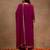 Jaquard Silk Embroidery Sequence Work Kurta Pant Set with Dupatta