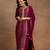 Jaquard Silk Embroidery Sequence Work Kurta Pant Set with Dupatta