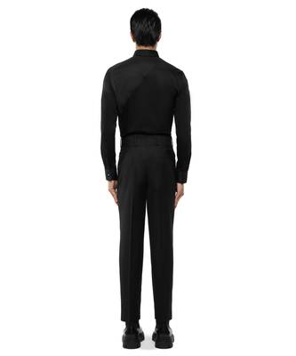 Black plain cotton shirt 4