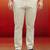 men's cream cotton lycra pant style pyjama - modern festive wear