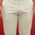men's cream cotton lycra pant style pyjama - modern festive wear