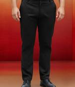 black cotton lycra pant style pyjama - premium festive wear