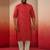 men's cream cotton lycra pant style pyjama - modern festive wear