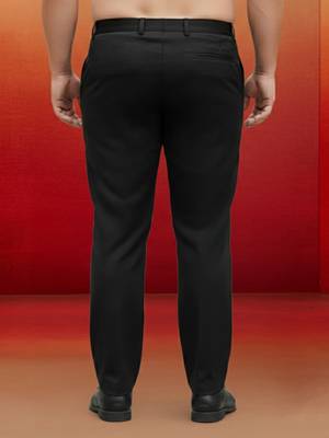 black cotton lycra pant style pyjama - premium festive wear 3