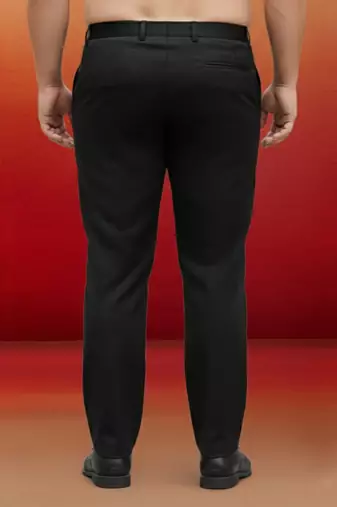 black cotton lycra pant style pyjama - premium festive wear