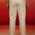 men's cream cotton lycra pyjama - wedding festive bottom wear