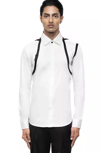 White plain cotton shirt