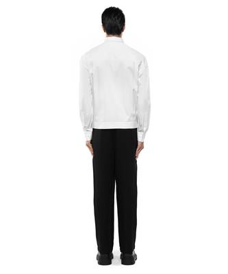 White plain cotton shirt 4