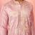 men's onion silk blend kurta with cream pyjama - designer festive set