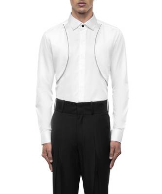 White plain cotton shirt 5