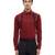 Maroon plain cotton shirt