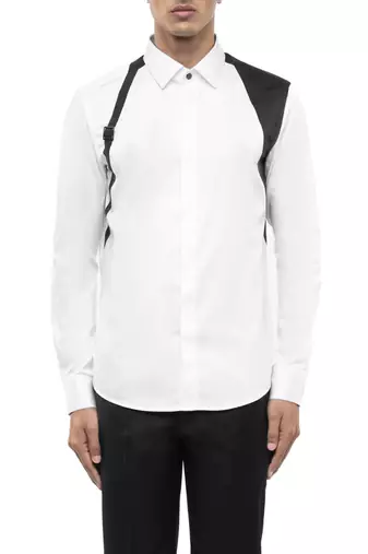 White plain cotton shirt