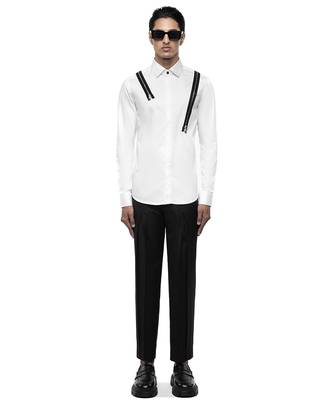 White plain cotton shirt 4
