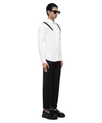 White plain cotton shirt 5
