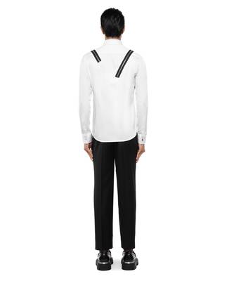 White plain cotton shirt 6