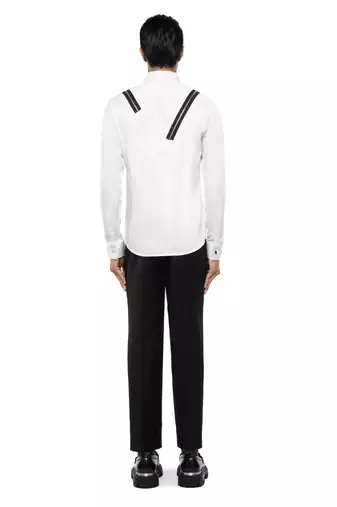 White plain cotton shirt