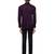 Purple plain cotton shirt