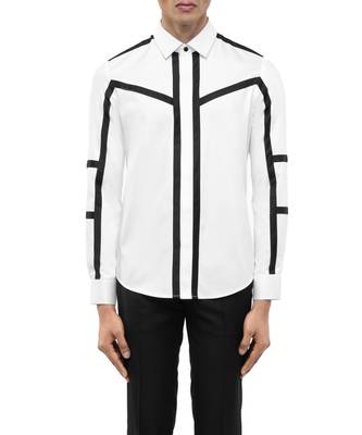 White plain cotton shirt 4