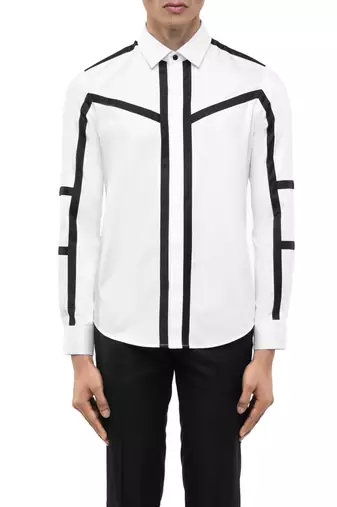 White plain cotton shirt