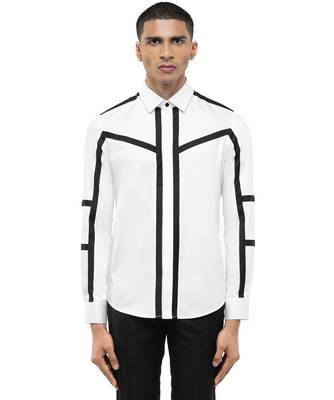 White plain cotton shirt 5