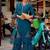 Cotton Silk Hand Work Embroidery Kurta Palazzo Set with Printed Dupatta 
