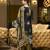 Black pure chinon chiffon floral printed straight kurta with comfort fitting pant & printed dupatta