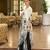 White pure chinon chiffon floral printed straight kurta with comfort fitting pant & printed dupatta