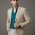 Men's beige classic blazer