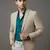 Men's beige classic blazer