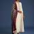 Art Silk Hand Work Embroidery Anarkali Kurta Pant with Printed Dupatta Set