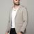 men's grey slim fit single breasted blazer