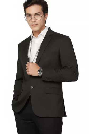 Tahvo men green check blazer