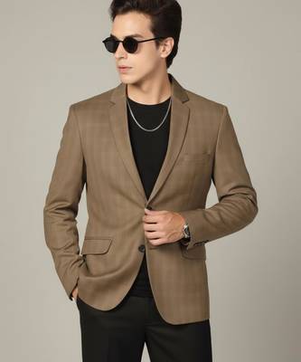 Tahvo men brown check blaer 1