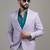 men linen gray blazer