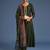Art Silk Hand Work Embroidery Anarkali Kurta Pant with Printed Dupatta Set