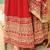 Red georgette Anarkali With Dupatta