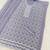 Lavender faux georgette semi stitched suit with embroidery cotton thread & sequence work