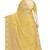 Mustard designer resham sequence embroidery crush silk saree