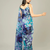 Purple floral prints  heavy japan satin saree with unstitched blouse