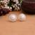 Silver color 925 silver stud earrings