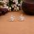 Silver color 925 silver stud earrings