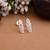 Silver color 925 silver stud earrings