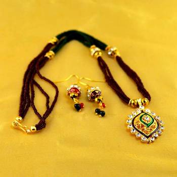 Moti Mala Mangalsutra With Earing 2