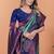 rama green woven  designer pallu banarasi art silk saree
