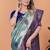 rama green woven  designer pallu banarasi art silk saree