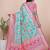 rama green woven  designer pallu banarasi art silk saree