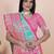 rama green woven  designer pallu banarasi art silk saree